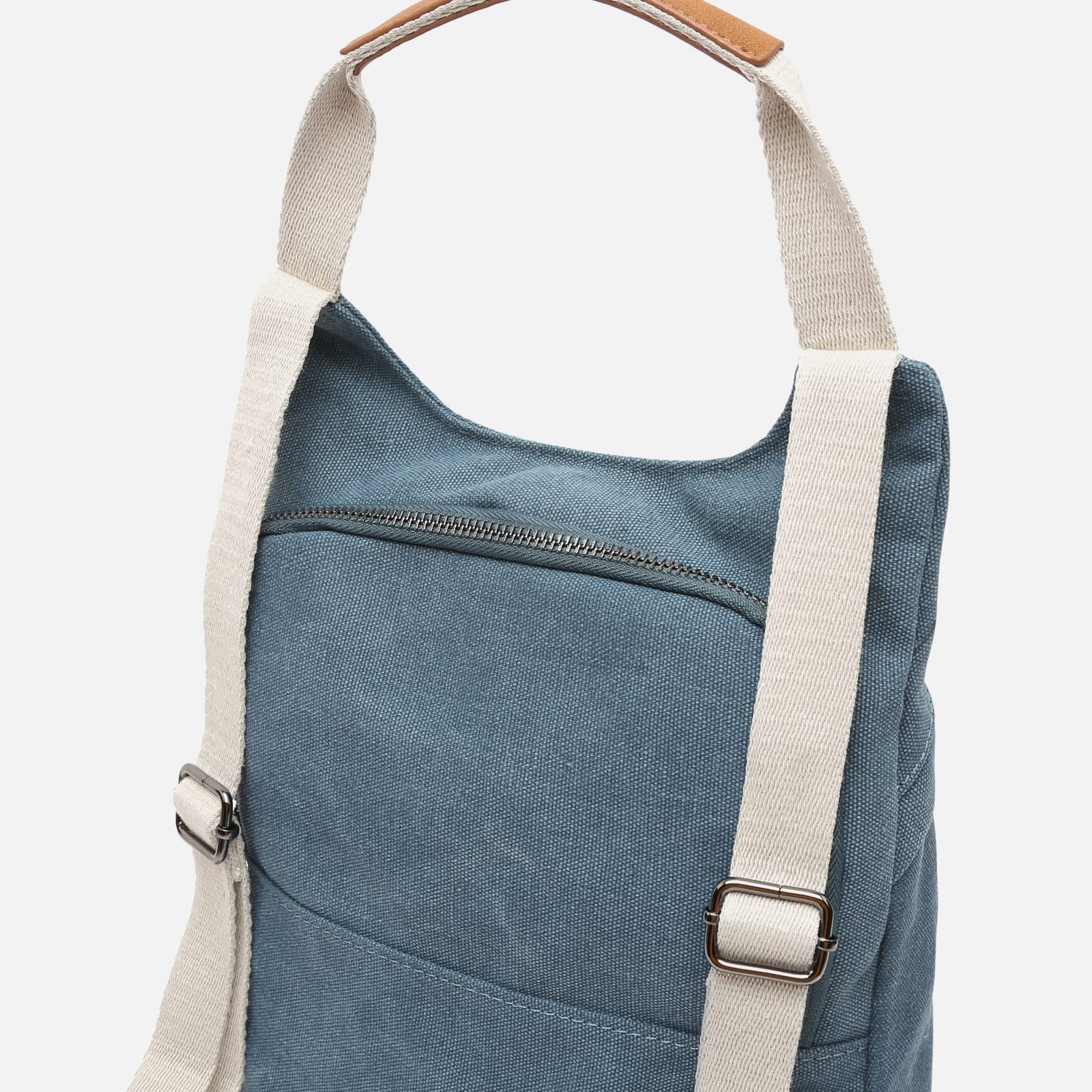 MISAKO Arame mochila antirrobo Mujer - Arame Azul 36 X 33 X 16 cm