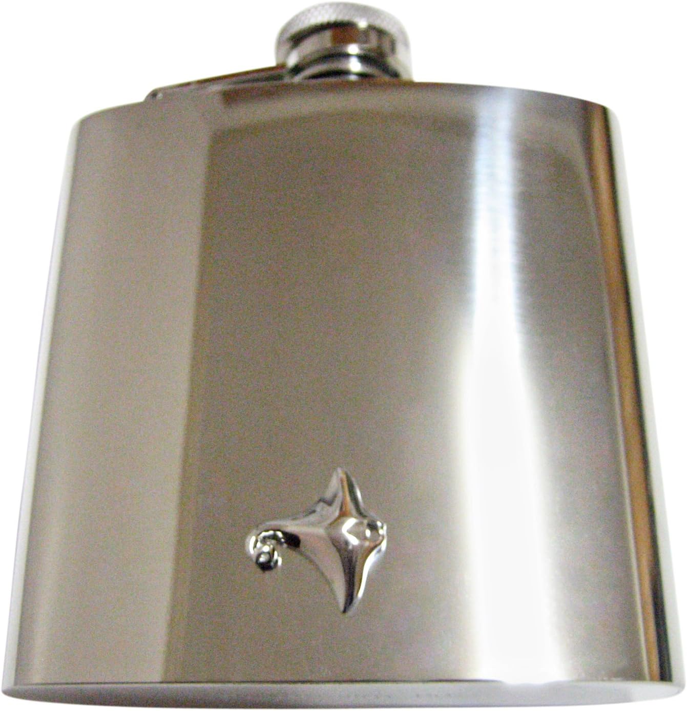 Kiola Designs Manta Ray 6 Oz. Stainless Steel Flask