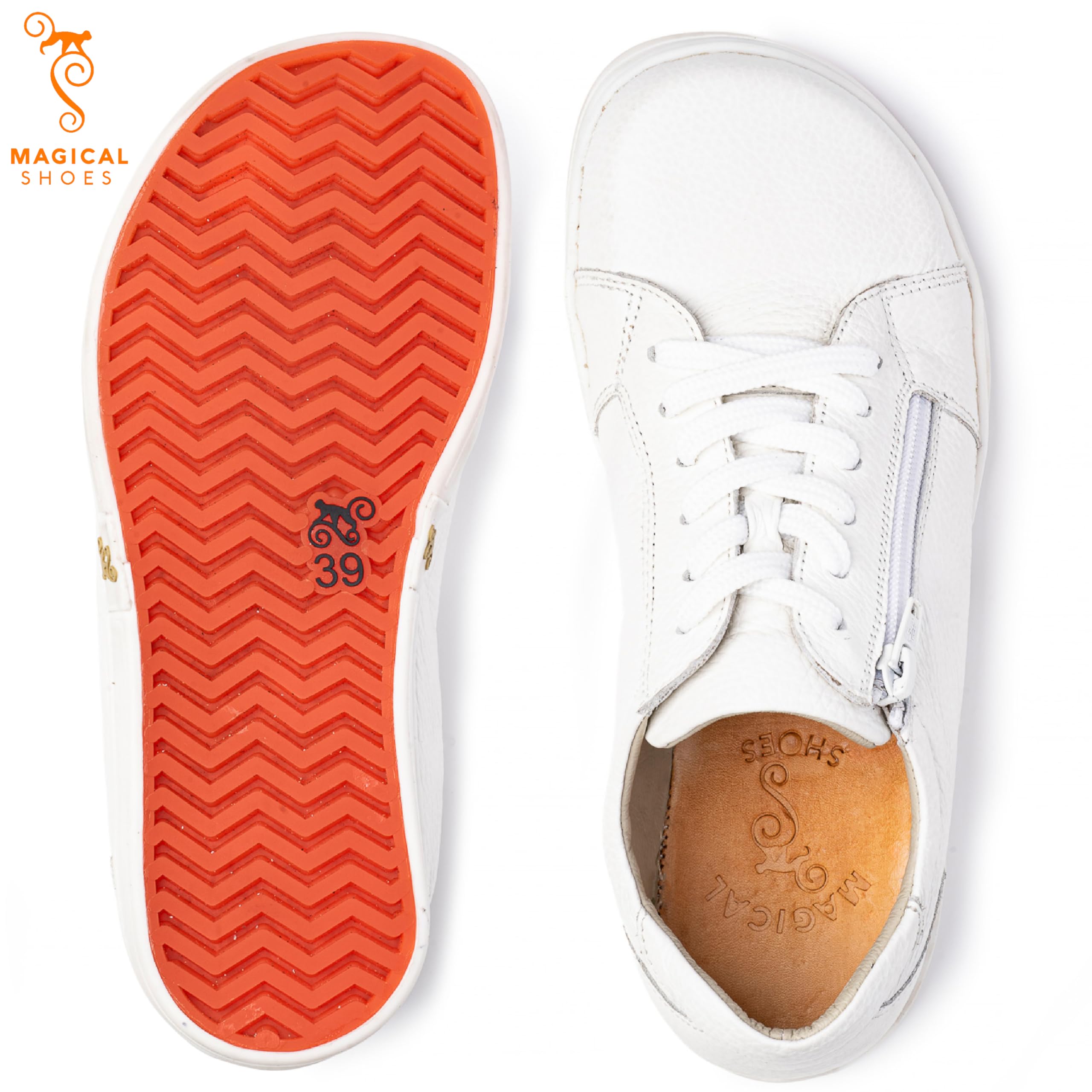 Magical Shoes Barfußschuhe für Damen & Herren, Minimalschuhe atmungsaktiv, Halbschuhe Ultraleicht, minimalistische Schuhe, Schnürschuhe extrem leicht, Barefoot Shoes, Echo