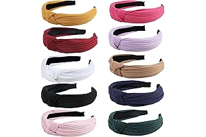 10 Pack Knotted Headbands for Fabulous Women