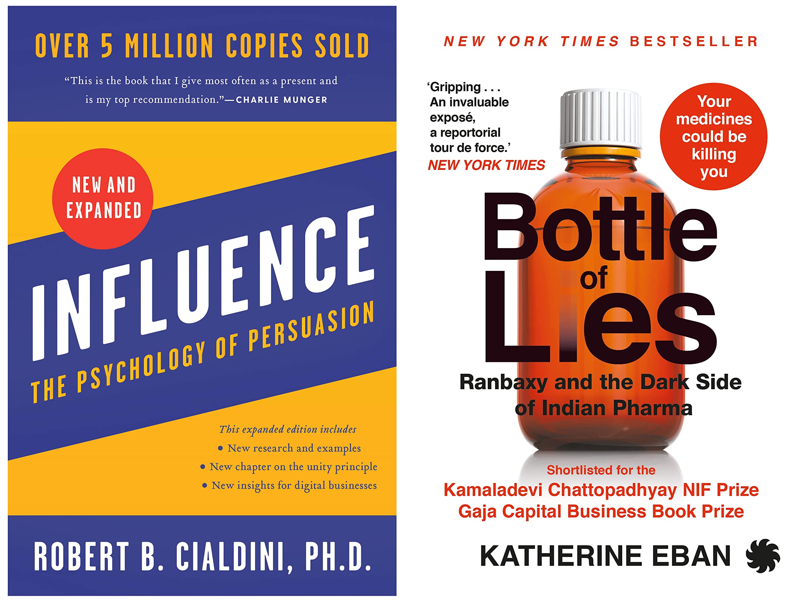 Influence : The Psychology of Persuasion (New and Expanded) & Bottle of Lies (PB)