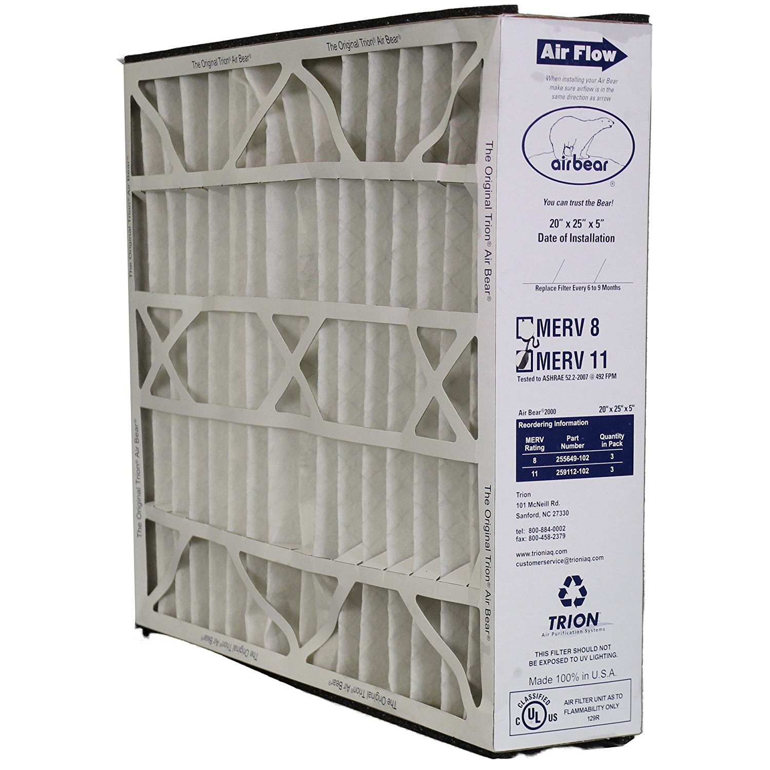 Trion 259112-102 MERV 11 Air Filter