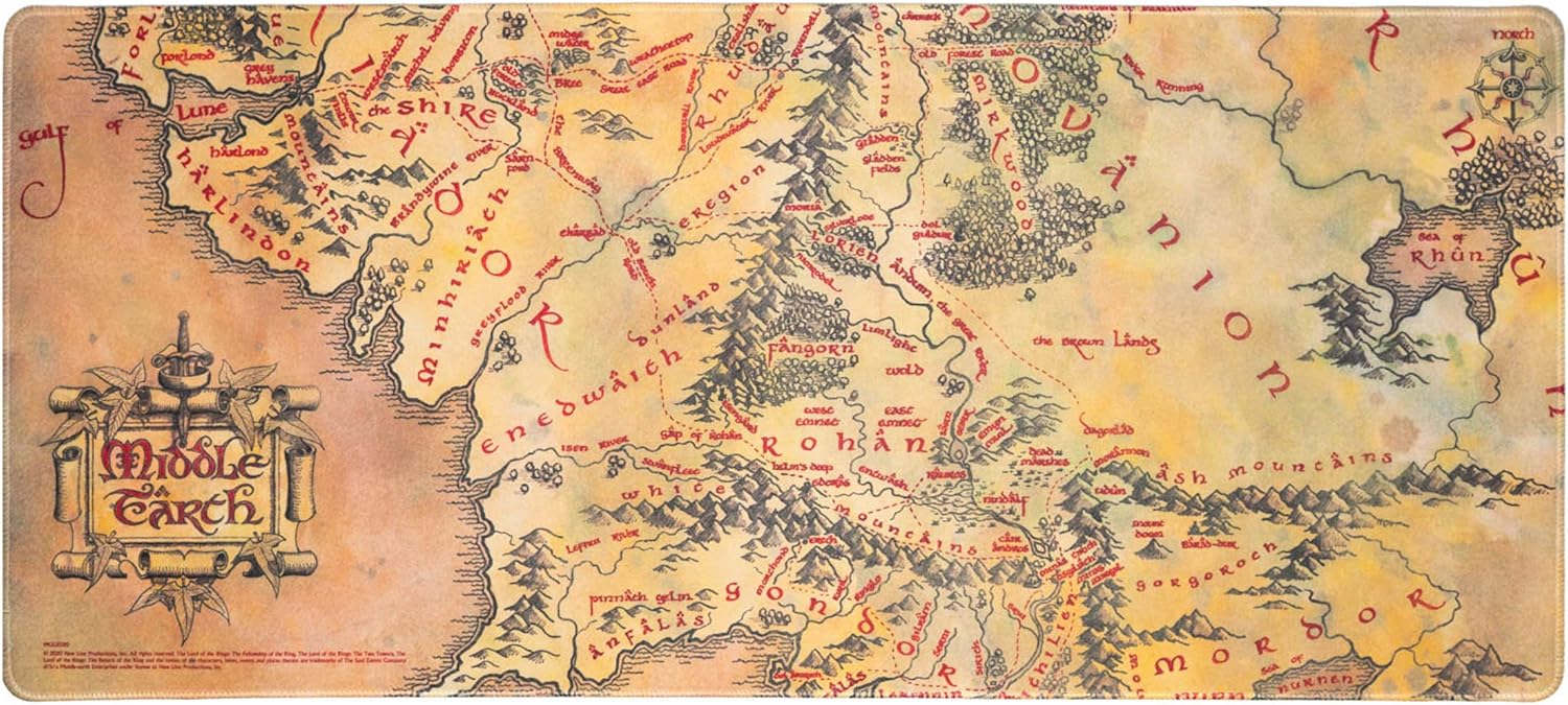 Alfombrilla ratón XXL El Señor de los Anillos ordenador rebajas ofertas descuentos Alfombrilla ratón XXL El Señor de los Anillos ordenador rebajas ofertas descuentos