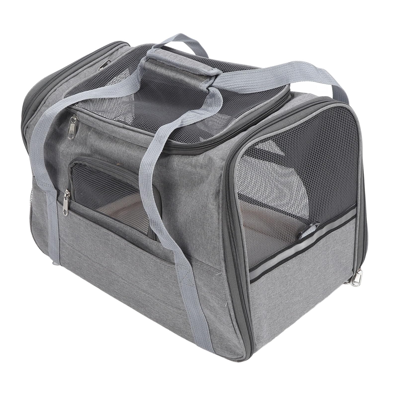 Borsa da Trasporto per Gatti, Borsa Morbida da Trasporto per Animali Domestici per Campeggio all'aperto (GREY)