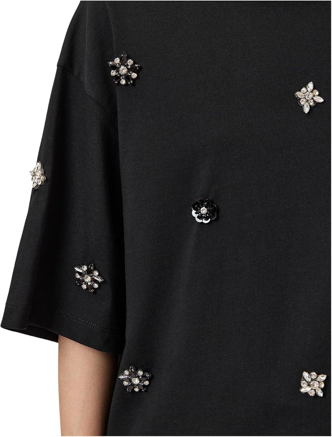 AllSaints Womens Amelie Emb Tee - Image 3