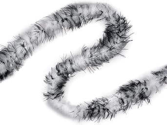 ZUCKER Feather Boa - أفعى ريش ثقيلة مقاس 72 بوصة للحفلات - Mardi Gras Feather Boa، زي العشرينيات الصاخبة