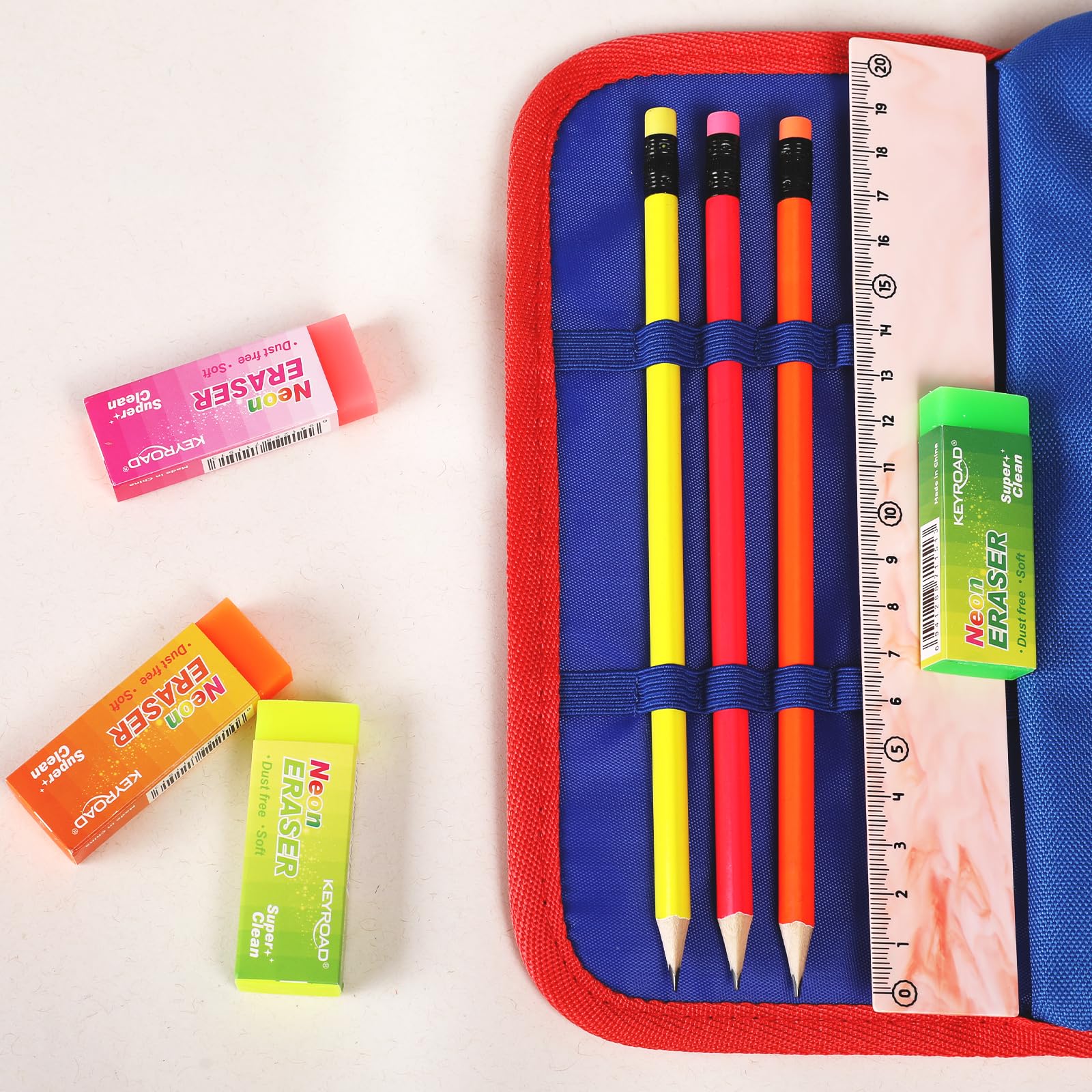 KeyRoad Lot De 2 Goes Universelles Pour Crayons Et Crayons De Couleur/blister/couleur Pastel