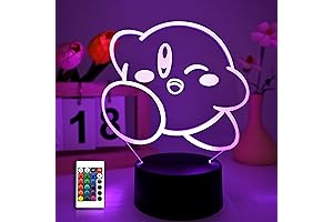 Cute Kirby Lamp: From the Star Allies Universe