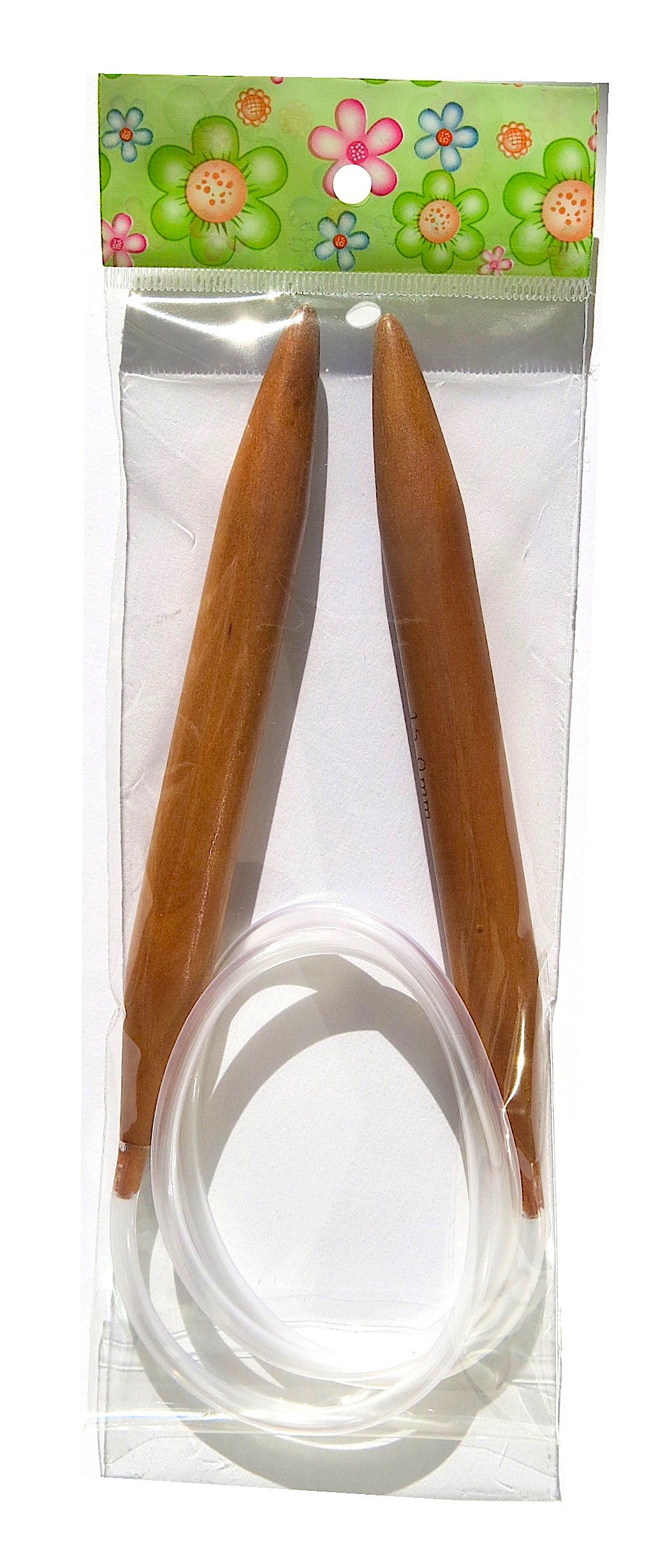 Adf Tm Carbonized One Pair 32'' (80Cm) X 20Mm Bamboo Circular Knitting Needles