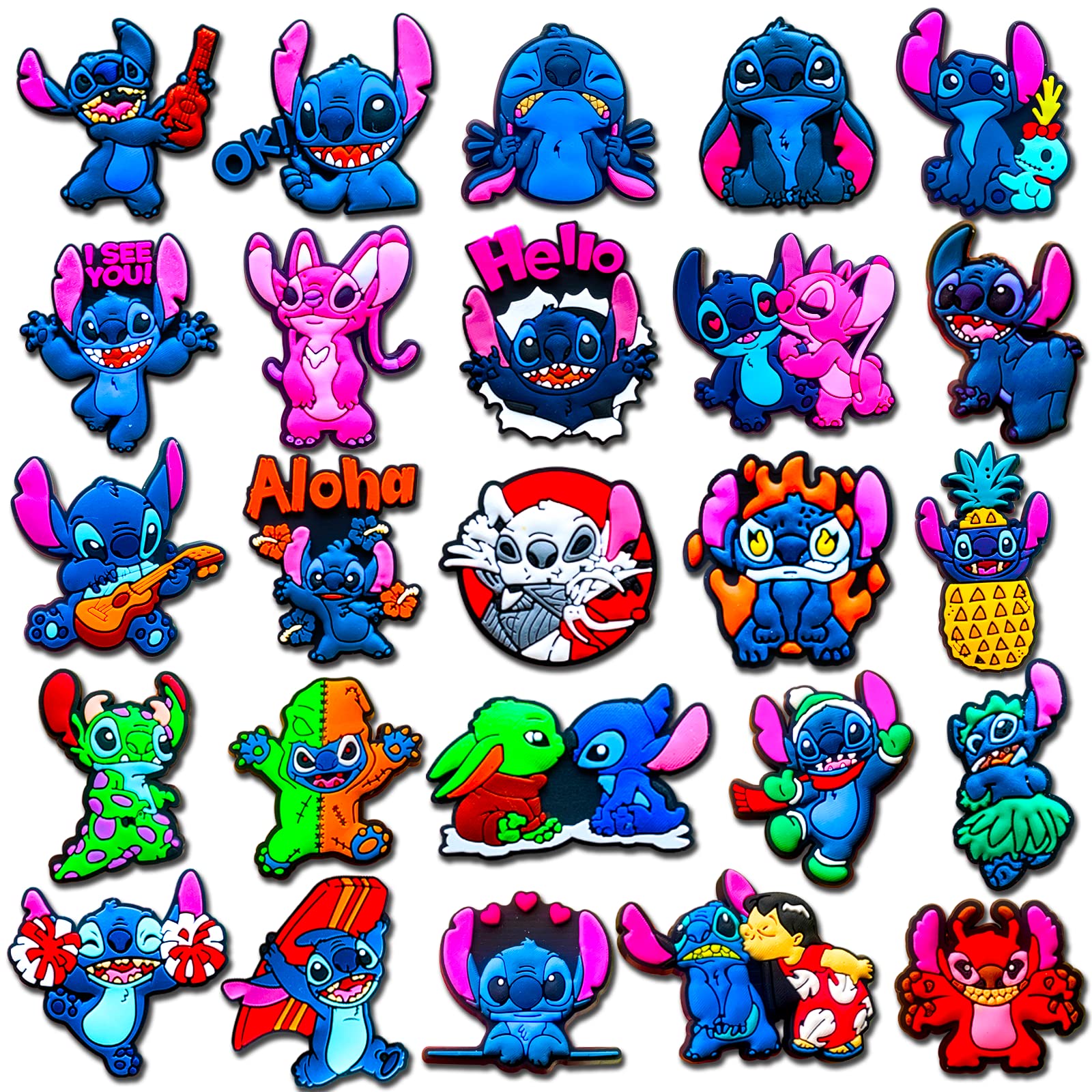 25 40Pcs Shoe Decoration Charms for Croc Sandals Decoration Cute Croc Charms for Kids Boys Girls Party Gifts