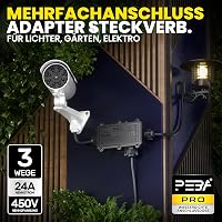 PEBA IP68 Vízálló Elosztódoboz Kábel Csatlakozó 4-12mm Kültéri Fekete 2