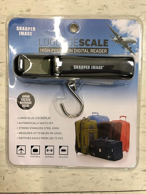 The sharper image luggage scale - High 