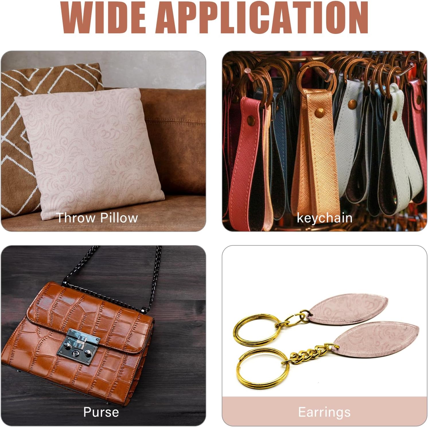 Faux Leather Fabric, 54"x72" Thick Durable Synthetic Upholstery Embossed Leather Vinyl, Soft Waterproof Durable, Replacement Renovate for Wallets, DIY Project, Furniture, Car Seat 2 Yard-Pink