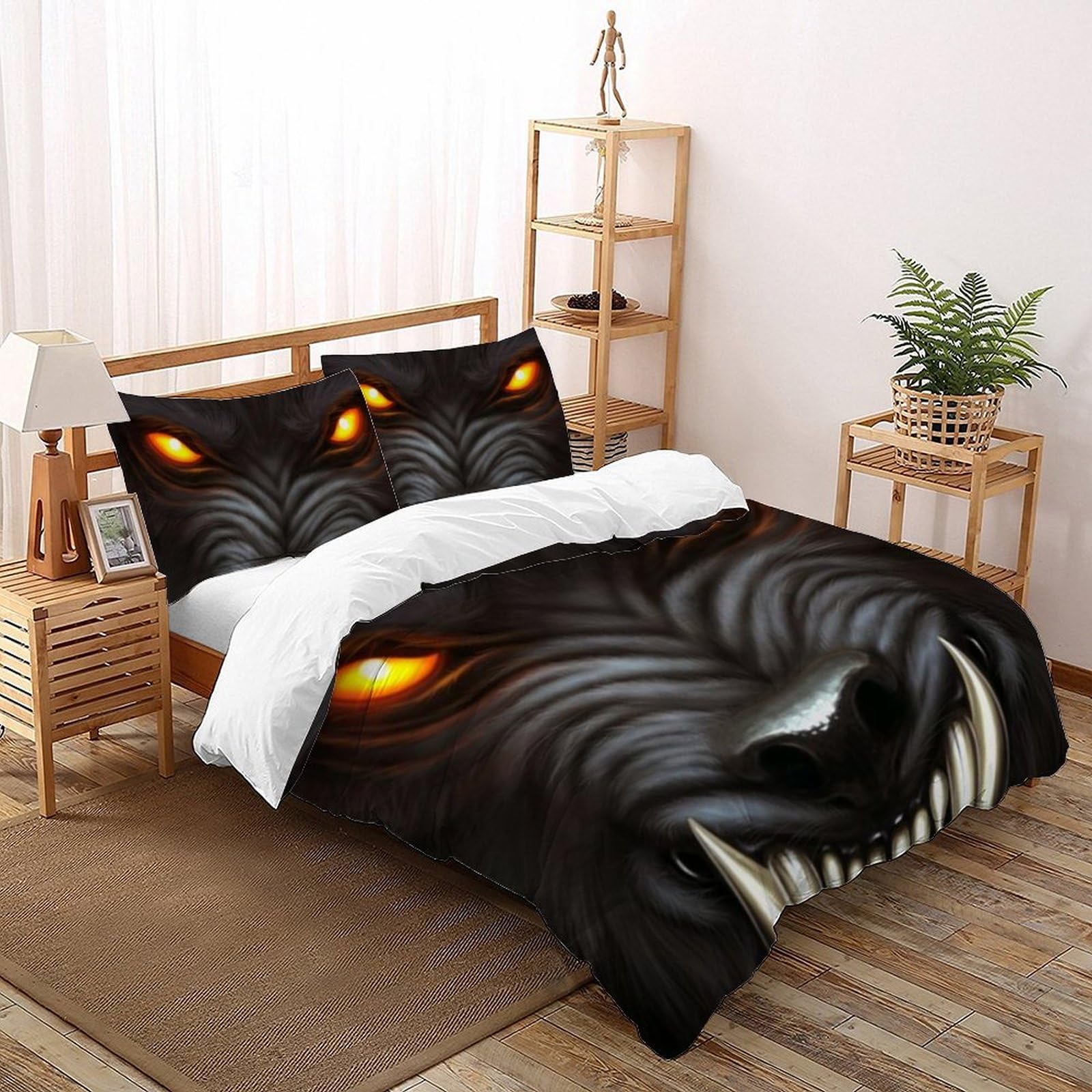 Housse de couette loup pour transformer la chambre de votre garçon