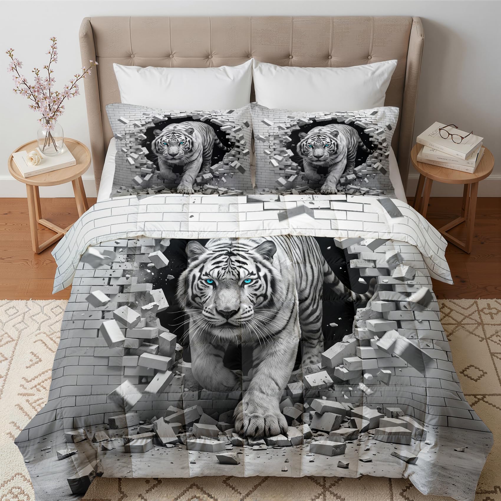 Bettdecke Ohne Bezug Tiger 135x200
