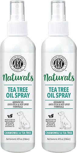 Naturals Tea Tree Spray de aceite Avanzada fórmula anti-picazón y punto caliente no aceitoso hecho de extractos de plantas árbol de té y