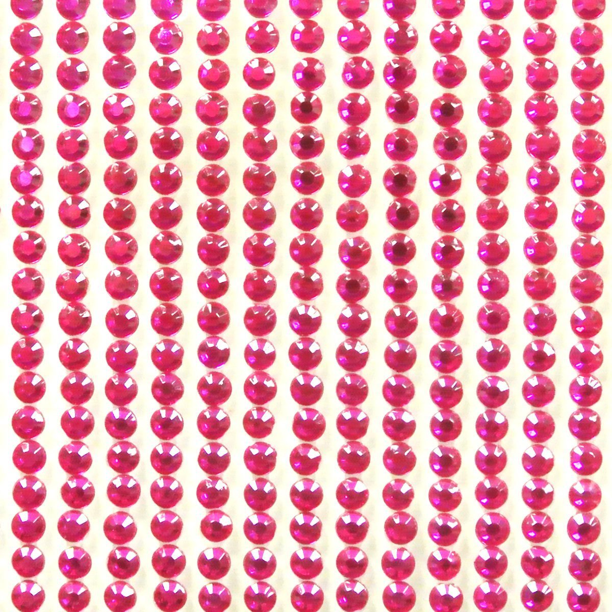 Strass cristal diamant adhésif fuchsia 4mm Wrapables pour décoration loisirs créatifs