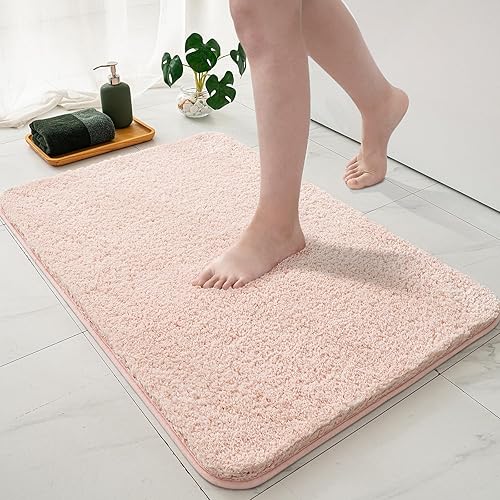 Miniatura 22 de MIULEE Alfombras de baño salvia, suaves y pequeñas, absorbentes, antideslizantes, de secado rápido, esponjosas, para baño, bañera y duchas, lavables
