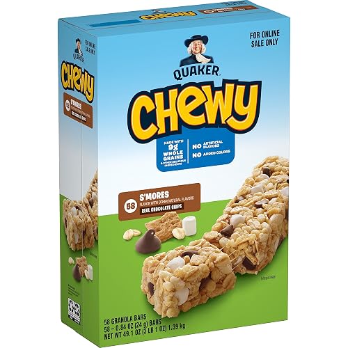 Quaker Chewy Granola Bars, S'mores, 58 Count - S'mores, 58ct