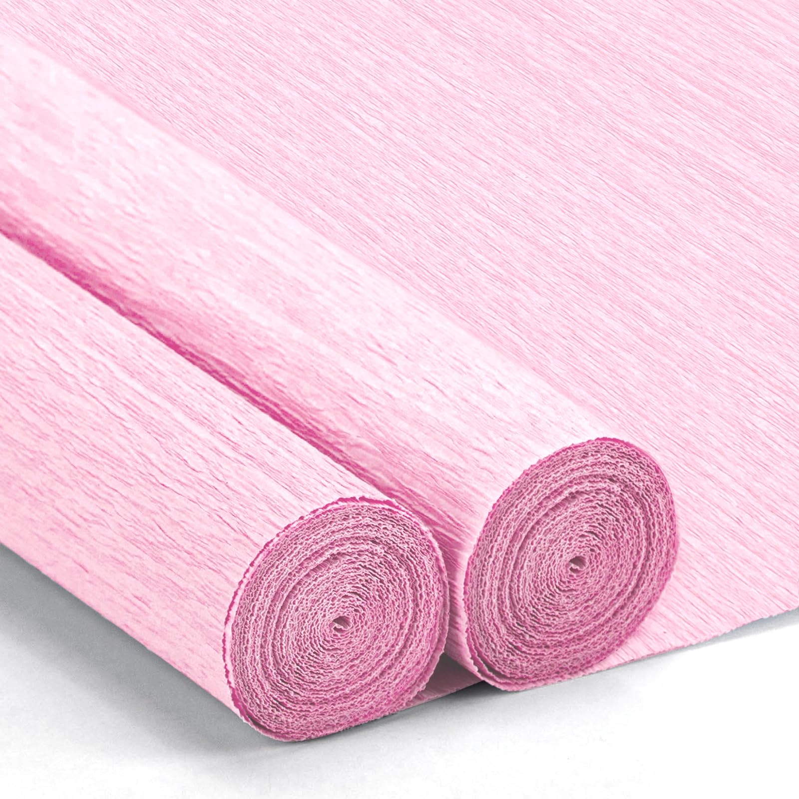 Crepe Paper Streamers 2 Rolls 10 x 98Inch (Pale Pink)
