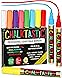 Chalktastic Chalk Markers Chalkboard Markers with Reversible 7mm Fine or Chisel Tip Erasable Liquid Chalk Markers for Menu Board Glass Blackboard Window Signs Bistro Car - 8 Pack Classic