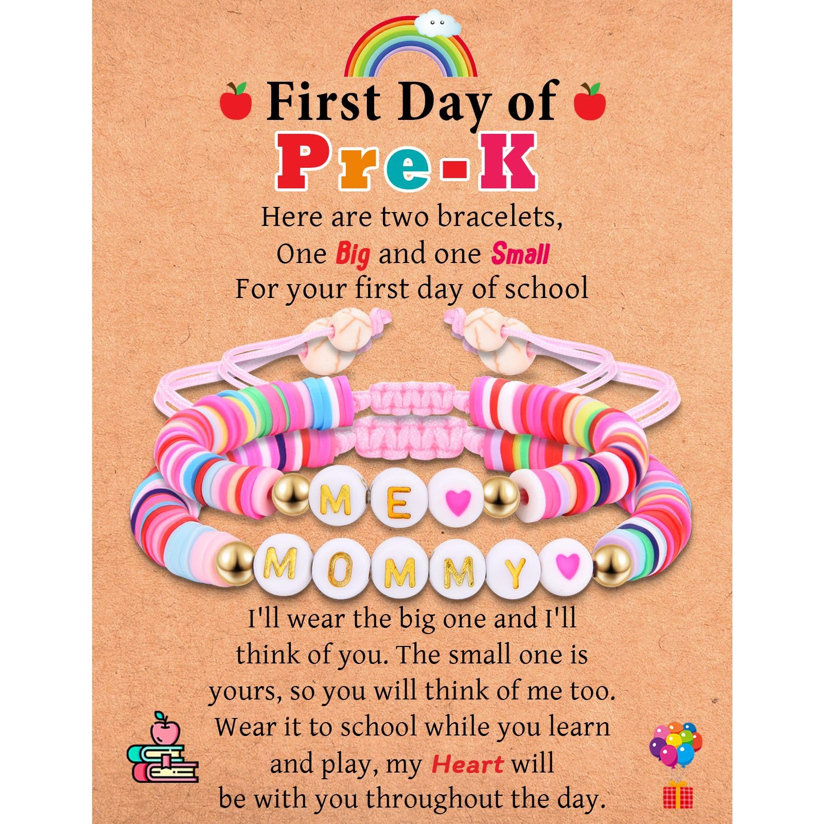 First Day of School Kindergarten Preschool Gifts for Girls