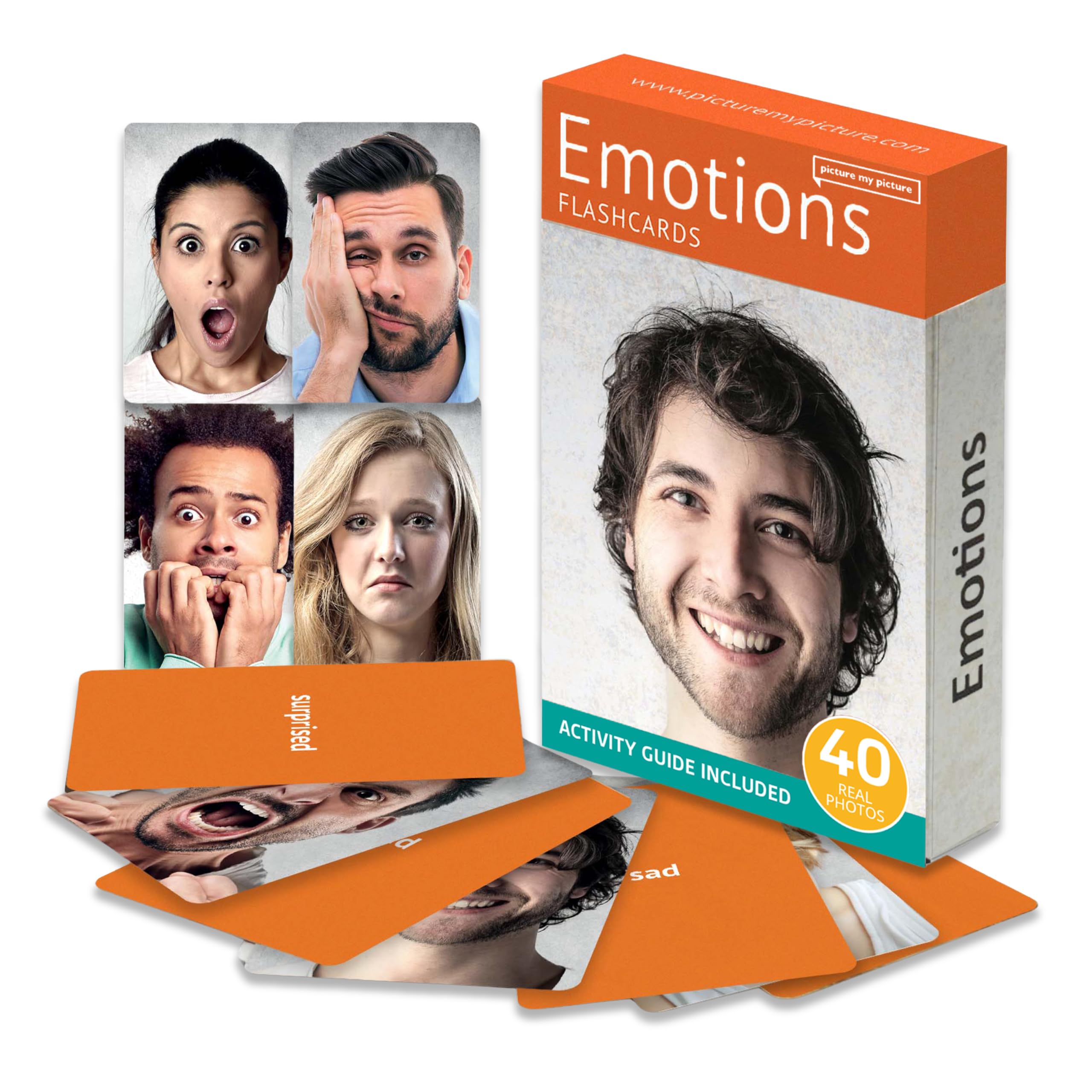 Picture My Picture Emotions ABA Therapy Cards Vol 1