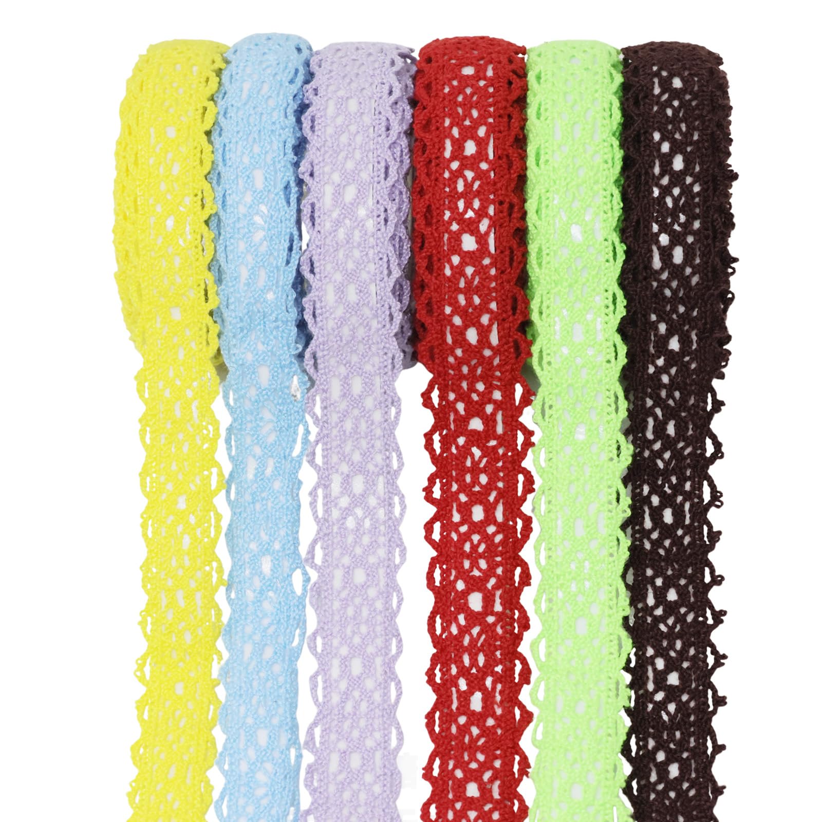 Cintas de encaje decorativas de tela Washi autoadhesiva de 20mm para álbumes