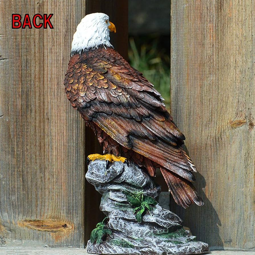 Amazon.co.jp: STTS 猛禽類最強 鷲 ワシ 防鳥 害鳥 庭の装飾 置物