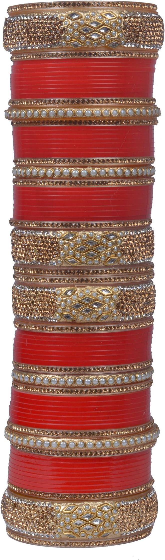 Sukriti Indian Gorgeous Traditional Fashion Bollywood Style Bridal Punjabi Chura Bangle Jewelry for Women