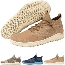 Hike Sierra Peak Mid-Cut Barefoot Hiking Shoes Men & Women, Zero-Drop Sole & Wide Toe Box Boots for Comfort Pain Free Walking, Healthy Lightweight Daily Wear