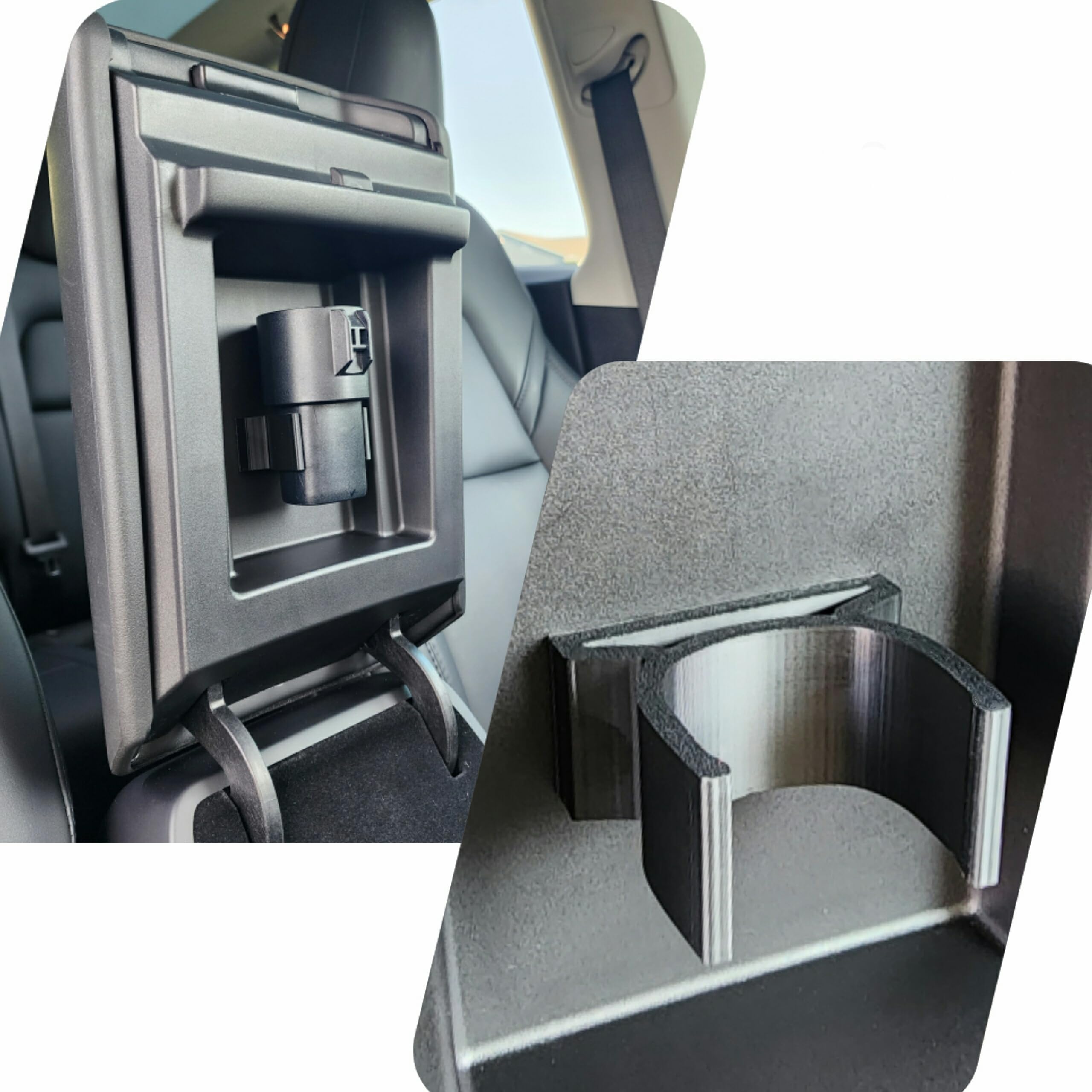 ACMAXPRO J1772 Tesla Self Adhesive Charge Adapter Mount for All Tesla Models