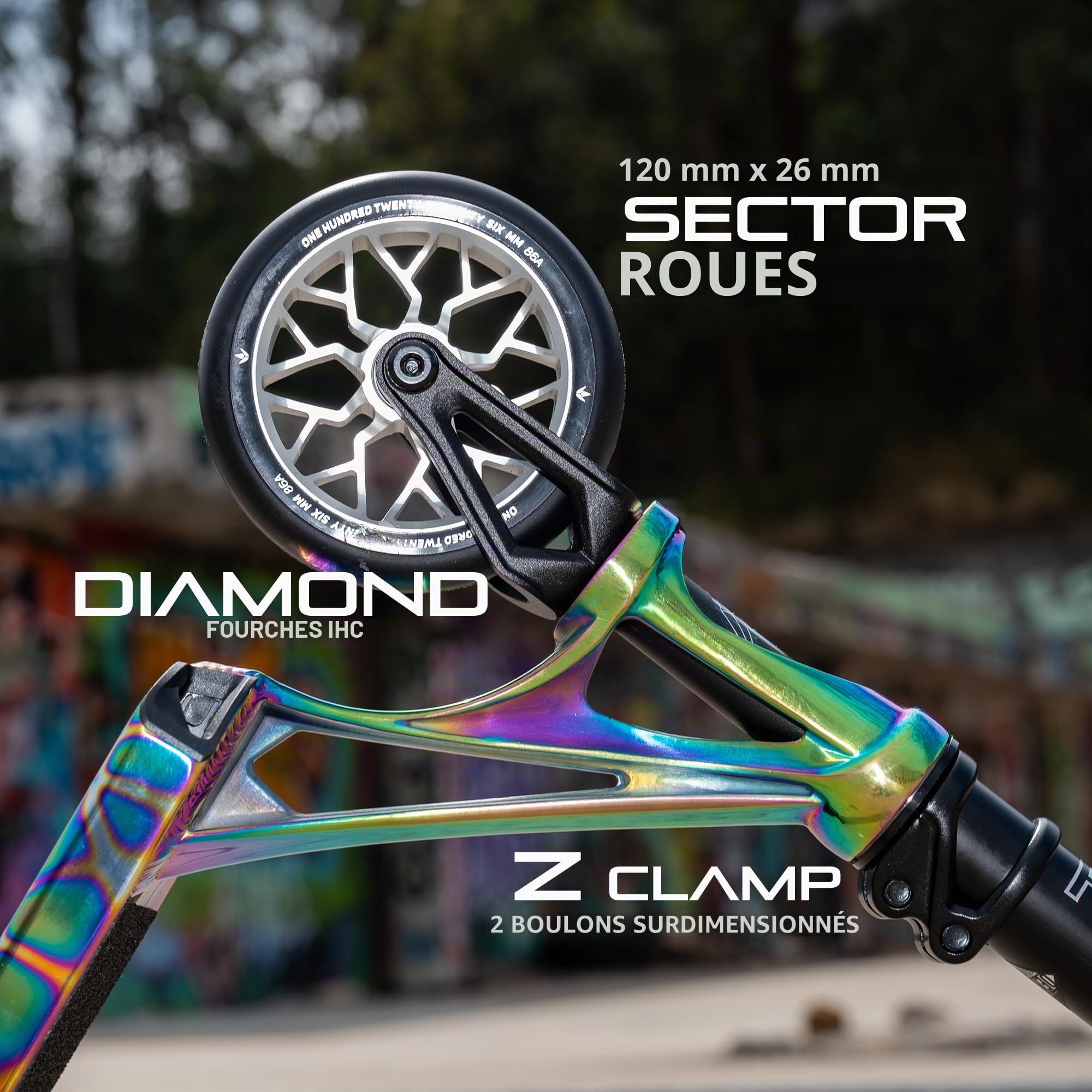Trottinette Freestyle Blunt Prodigy X OilSlick