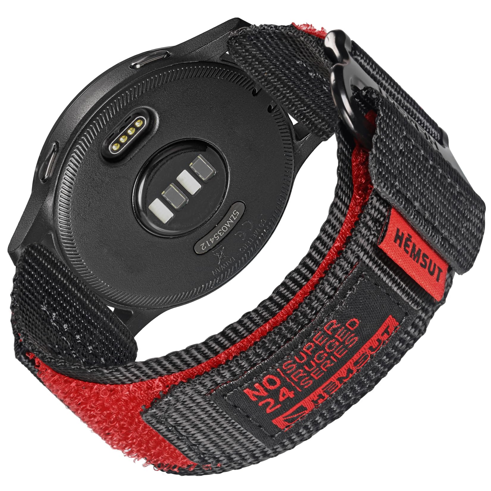 Bracelet nylon 22mm Garmin Forerunner 255 résistant et respirant