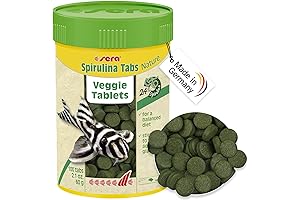 High-Quality: Sera Spirulina Tabs Nature 2.1 oz. Veggie Fish Food