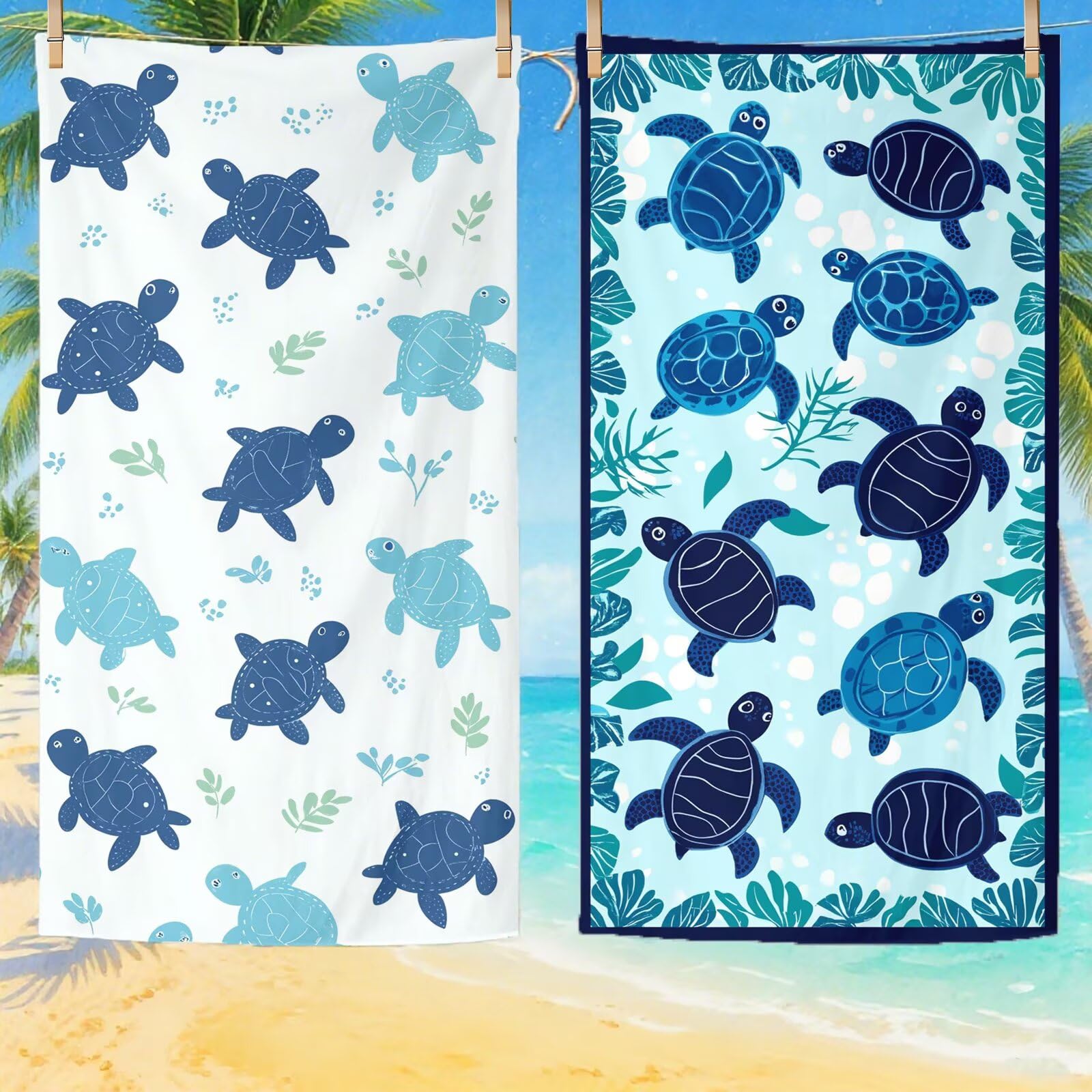 Serviette de Plage XXL 80x160 cm,Mignon Serviette Plage Microfibre avec Séchage Rapide, Anti-Sable, Absorbante Fonction Design pour Vacances Piscine Pique-Nique Voyages Yoga, Cadeau Femme Q-761