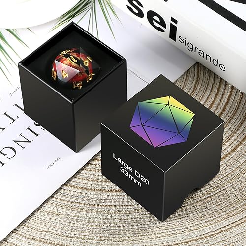 Miniatura 4 de Dados D&d poliédricos D&d de 20 caras grandes de calavera D20 DNDND de 2.165 in con bolsa de terciopelo para DND (calavera morada)