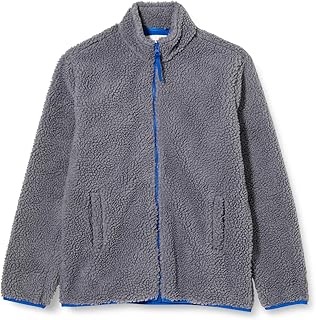 Amazon Essentials Boys' Sherpa Jacket with Fleece Lining and Full Zip