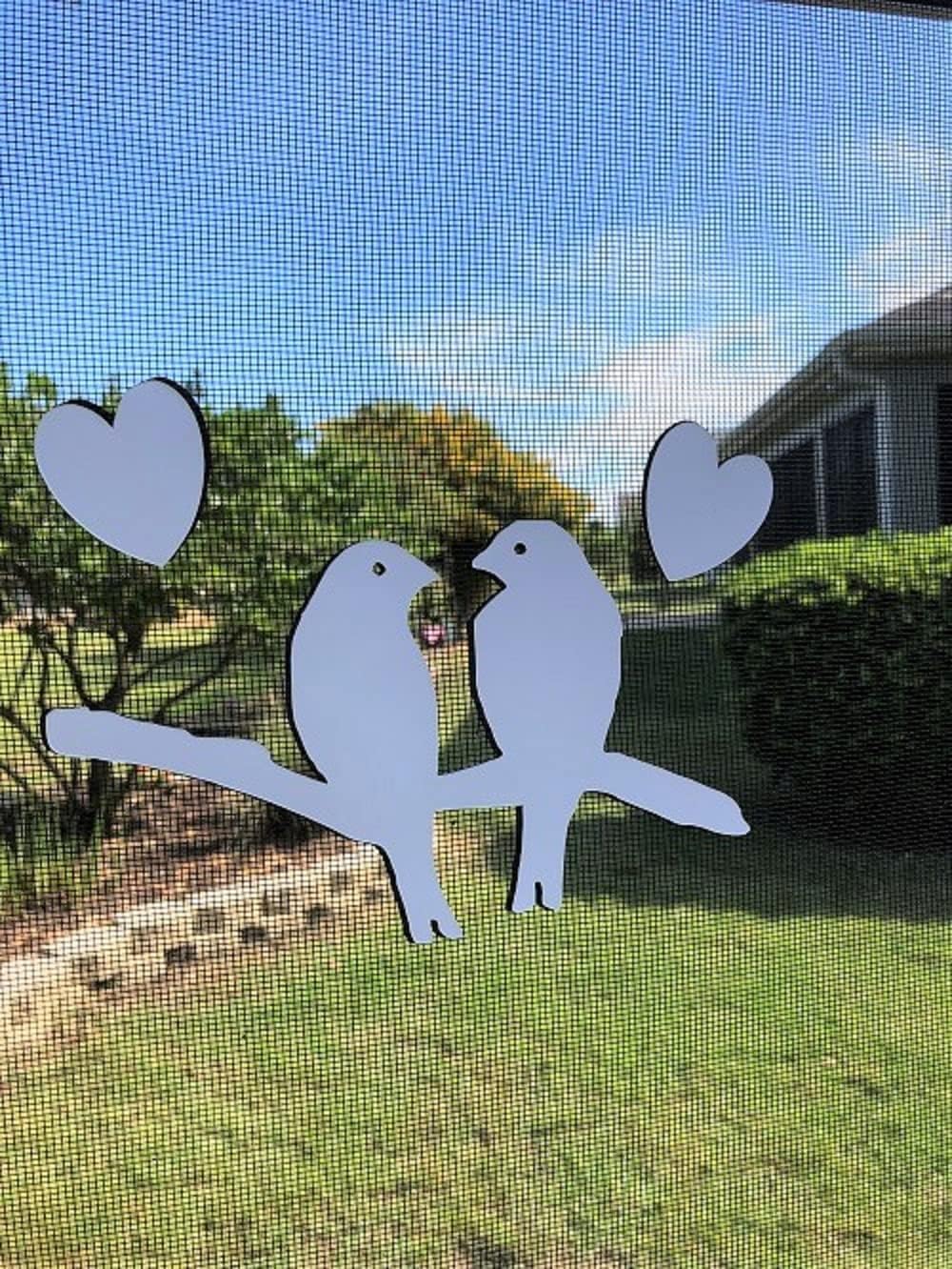 Lovebirds Flexible Screen Magnet: Multipurpose, Double-Sided, for Non-Retractable Screens, Helps to Stop Walking into Screens, Size W 7 x L 4
