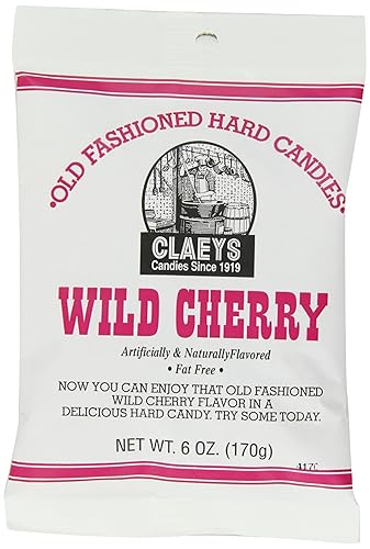 Claey's Wild Cherry Drops, paquetes de 6 onzas (paquete de 12)