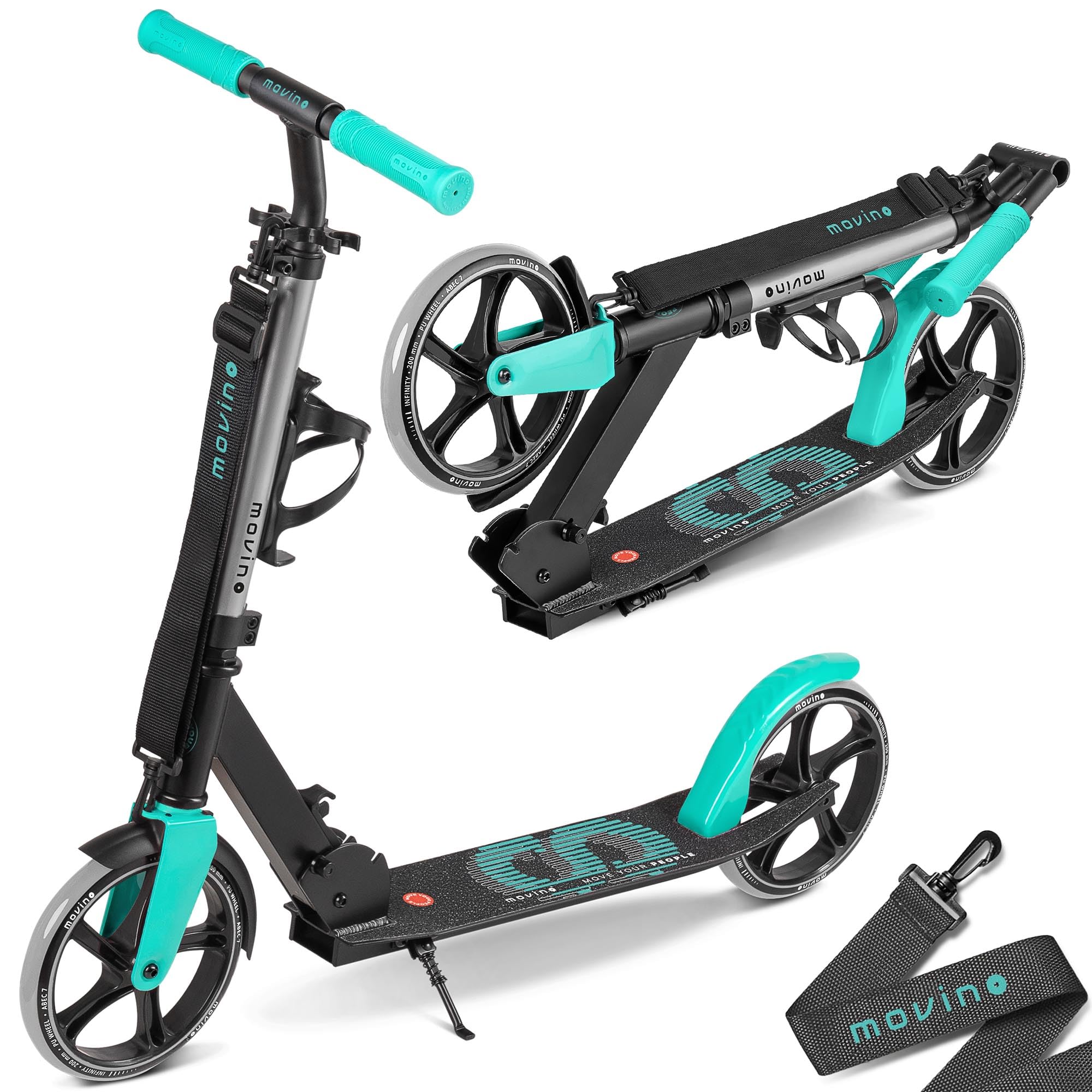 Movino Monopattino Bambino Pieghevole con Tracolla Infinity