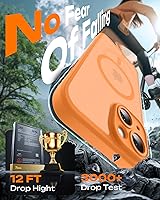 Vista 48 de TOCOL Funda magnética para iPhone 15 Pro Max, protección completa mejorada de la cámara, compatible con Magsafe, protección contra caídas, funda