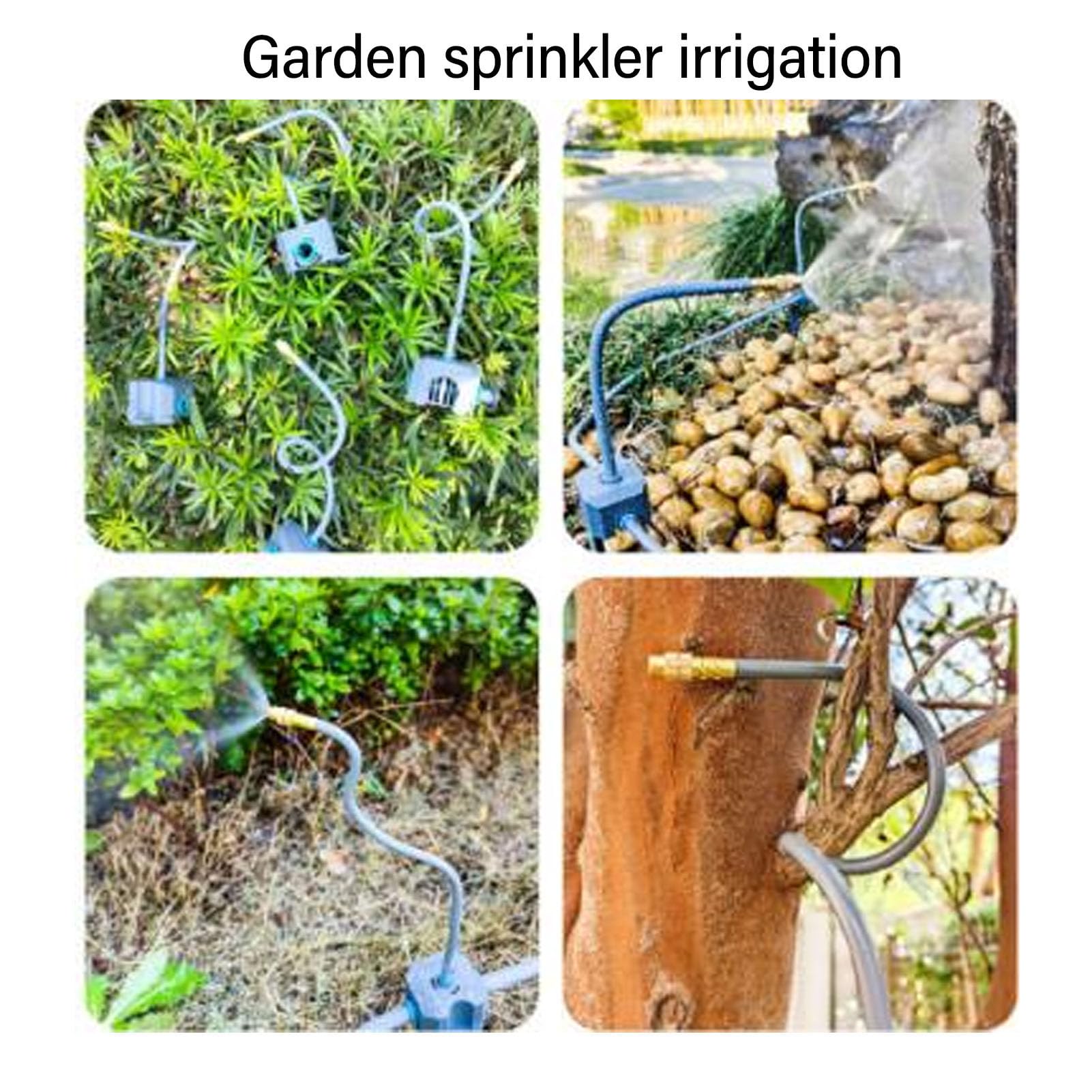 Rengue Kit di Irrigazione Automatica di Irrigazione da Giardino, 3 modalità Kit di Nebulizzazione Automatica per Prato Giardino Cortile Forniture per Giardinaggio in Serra