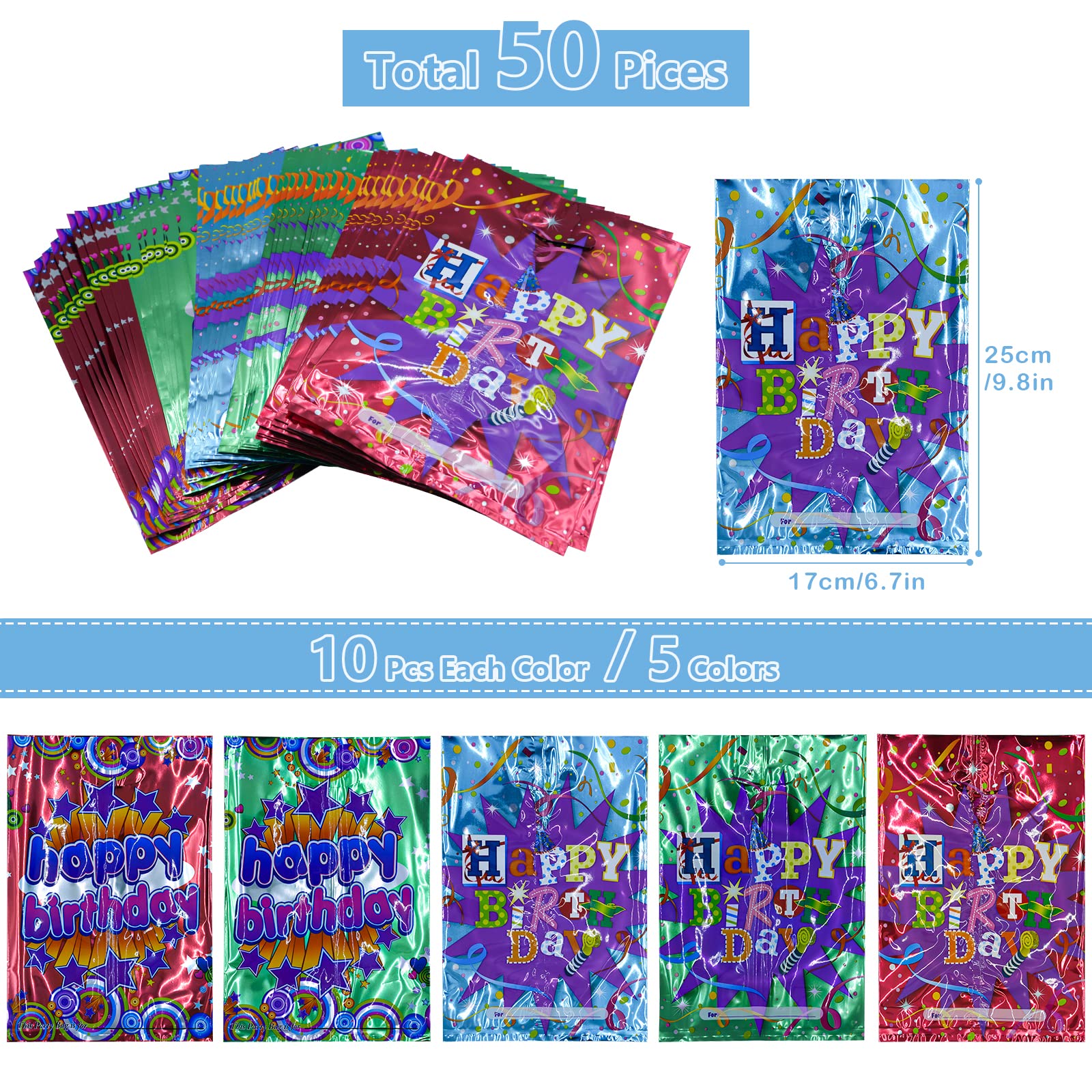 30 stuks papieren zakjes, cadeauzakjes, kinderverjaardag, kleine papieren zakjes, verjaardagszakjes met stickers, cadeauzakjes voor Kerstmis, bruiloft, feest, verjaardag, Valentijnsdag, 24 x 13 x 8 cm