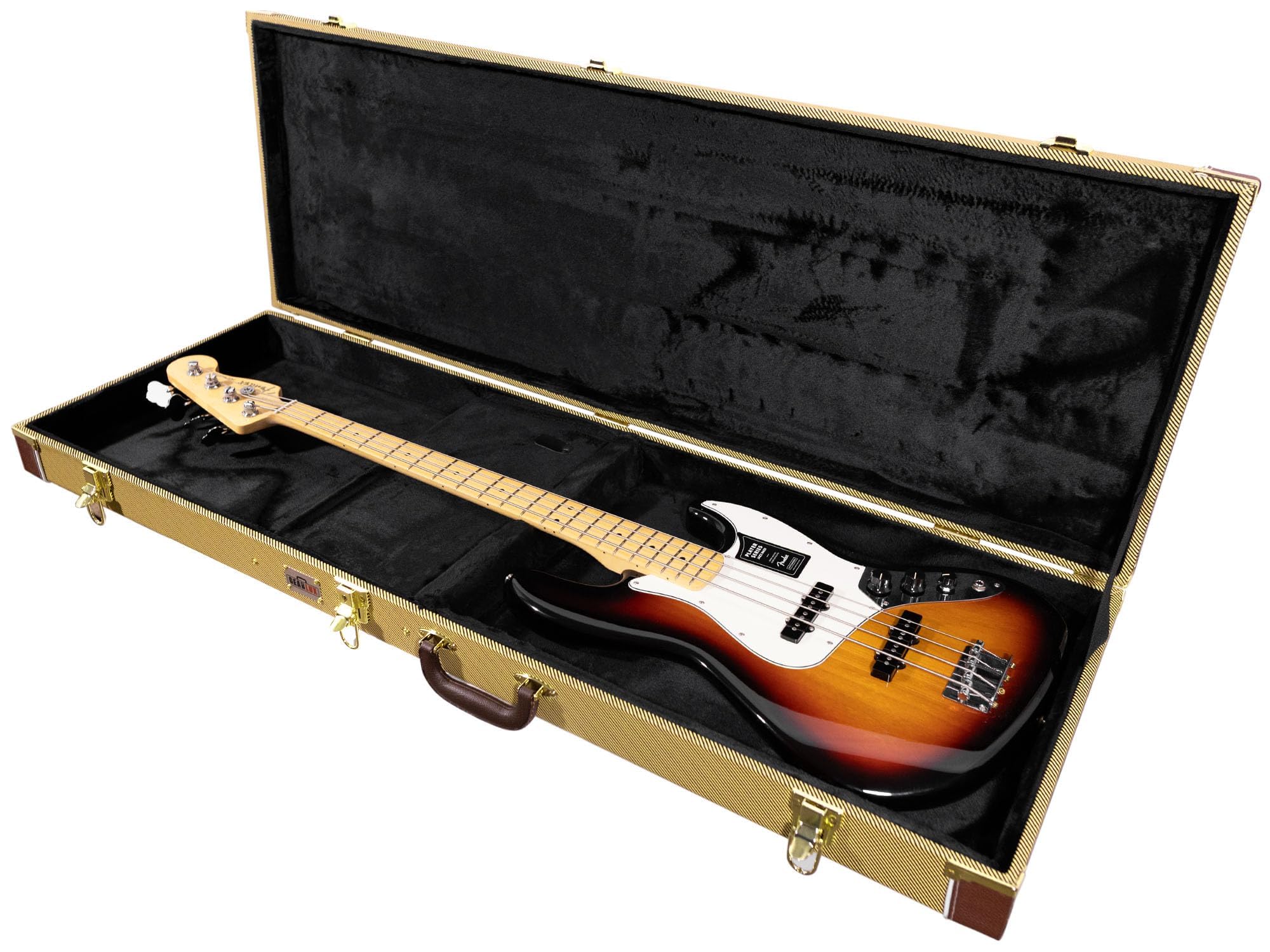 Fender70`s ギターケース Amazon.com: Gearlux Bass Guitar Hard Case, Fits Fender