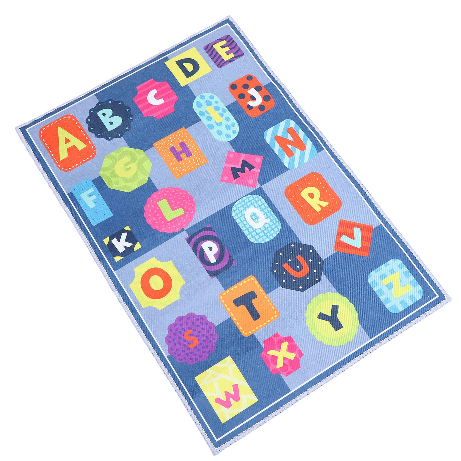 Tapis de jeu pour fille et garçon en polyester tapis de chambre enfant lavable