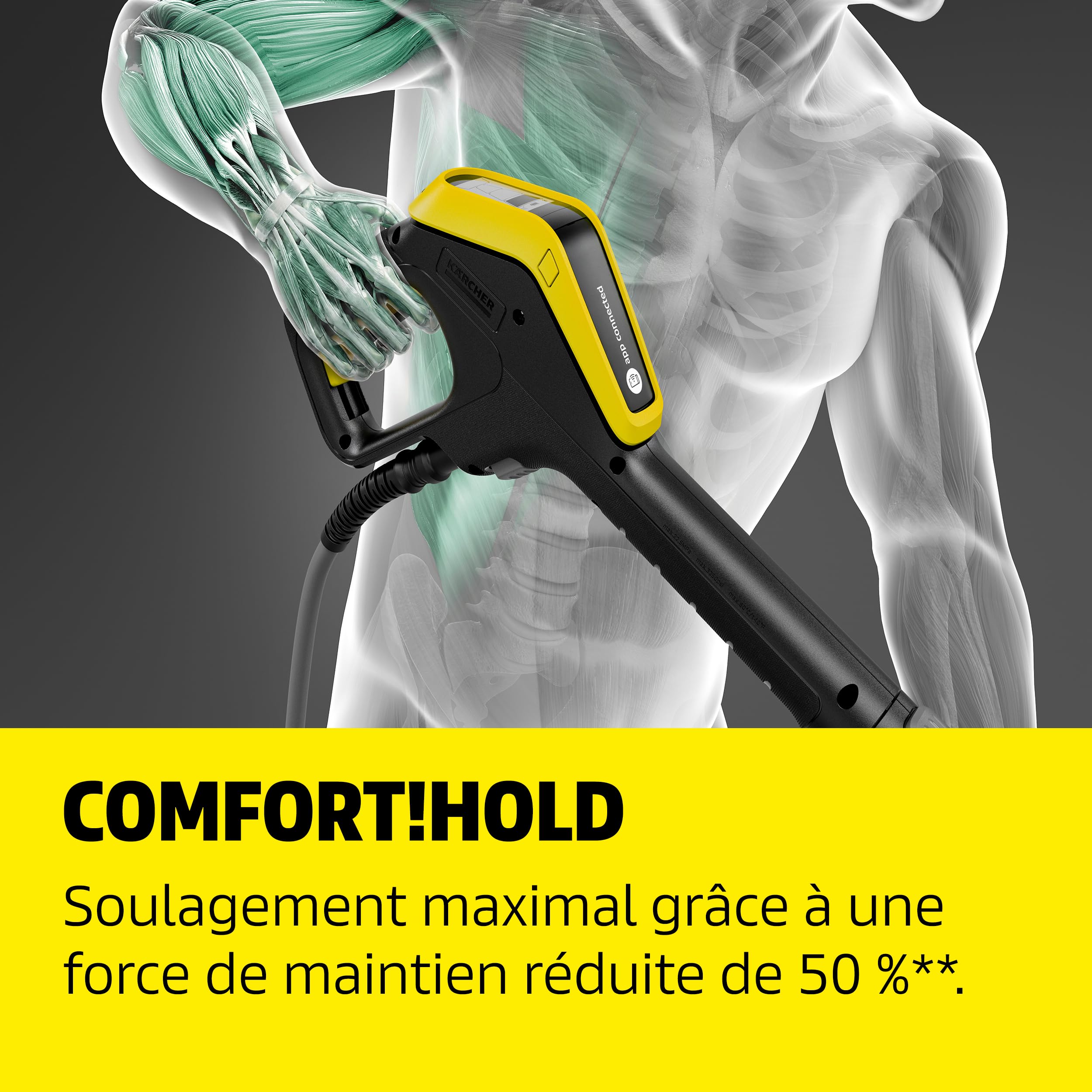 Kärcher Nettoyeur Haute Pression K 7 Comfort Premium Connect Home, Pression Max. 180 Bar, débit : 600 l/h, Surface : 60 m²/h, Enrouleur de Flexible, contrôle Via Application, Home Kit