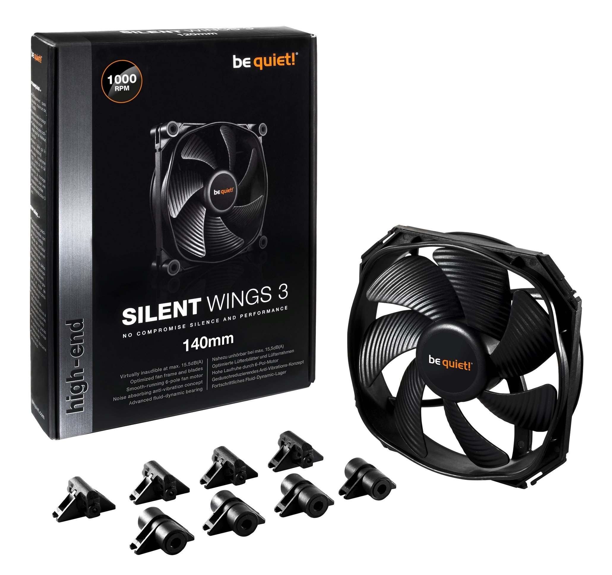 Be Quiet! Silent Wings 3 ventilador silencioso