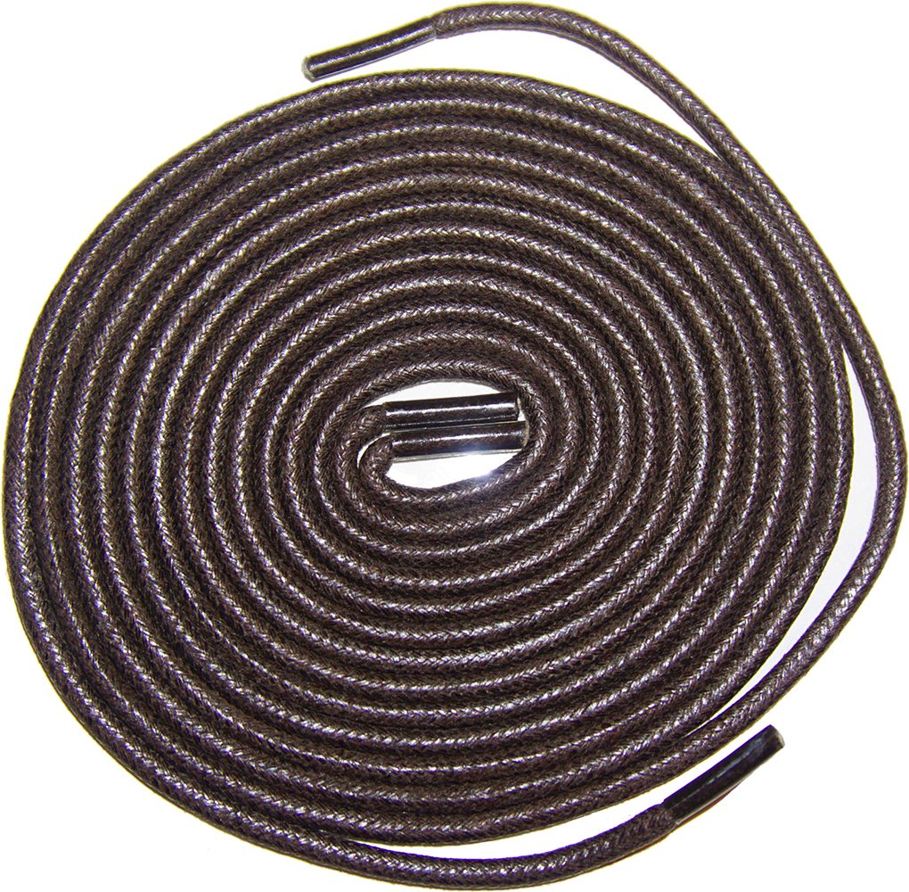 Shoeslulu 20-59" Premium Round Waxed Canvas Shoelaces Bootlaces
