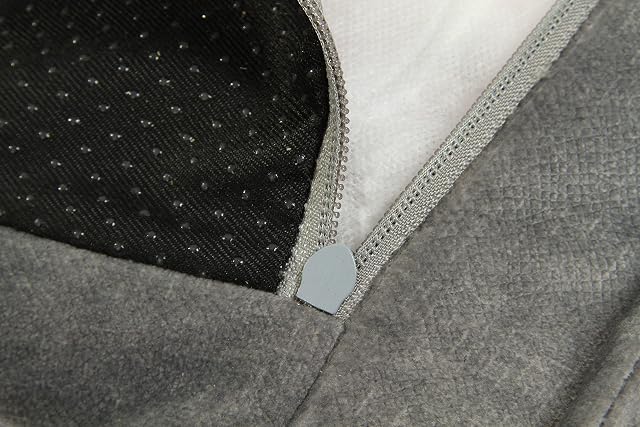 Foto 3 de 6 de Sesto Senso Fundas de Cama para Mascotas Cremallera Fondo Antideslizante Terra 92 M 70x50 Grafito Gris
